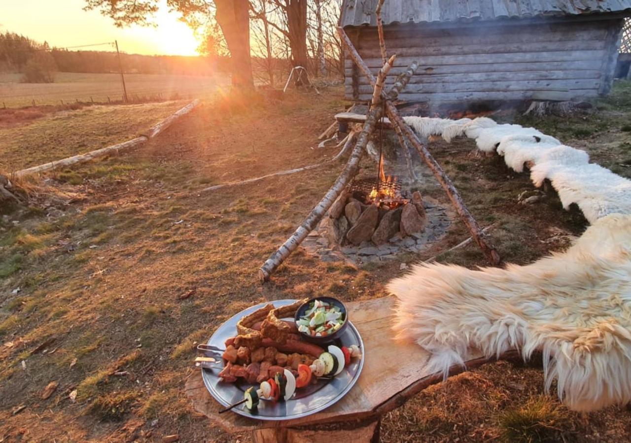 Bed and Breakfast Vittfarnas Hird Vikingaby à Sosdala Extérieur photo